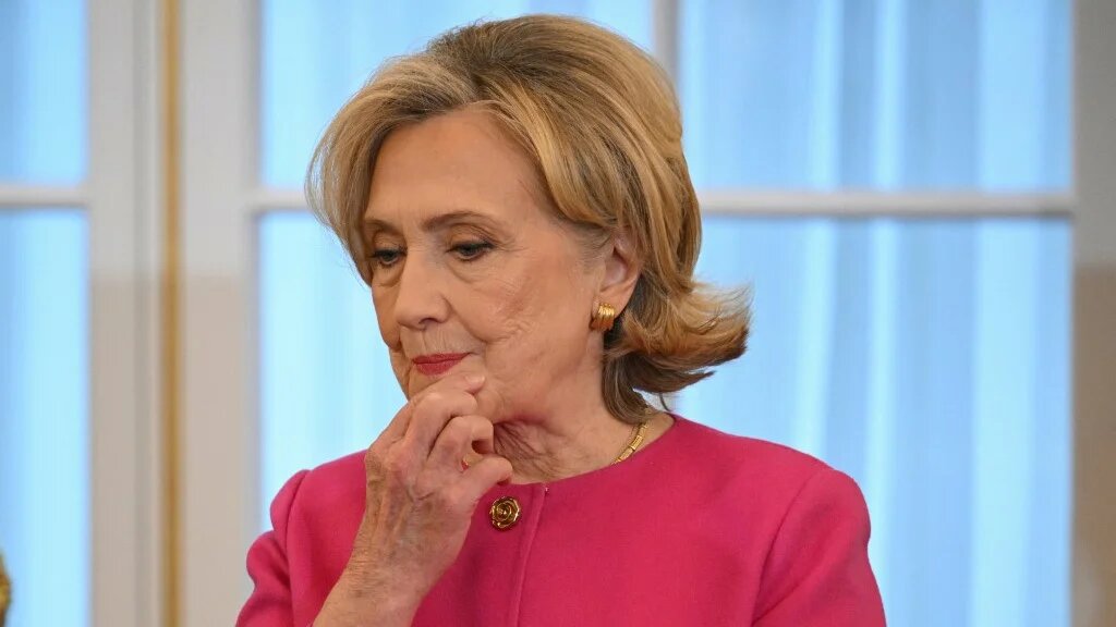 Former US Secretary of State Hillary Clinton is pictured in Washington, DC, on 26 September 2023 (Mandel Ngan/AFP)