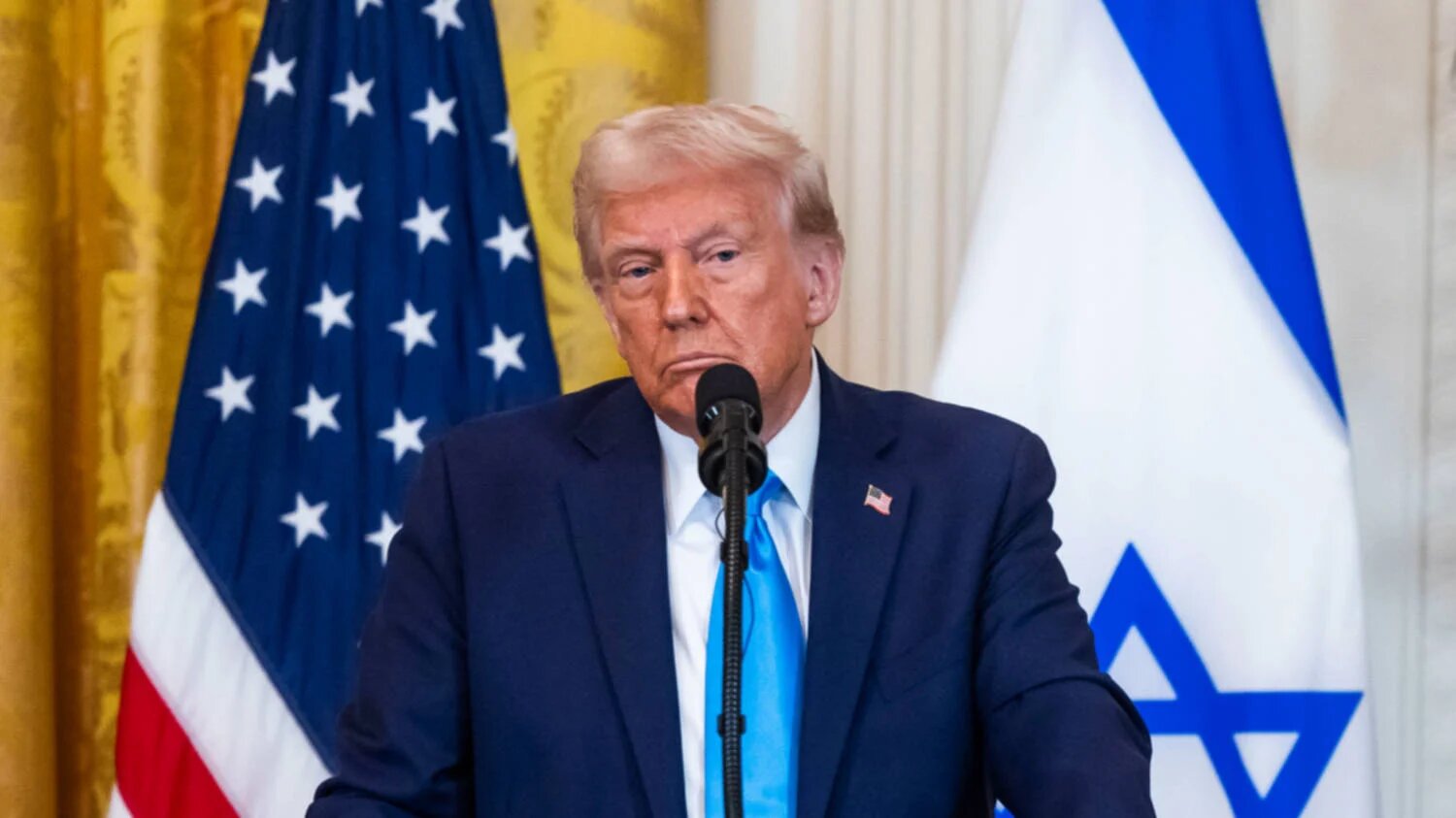 US President Donald Trump speaks at a press conference at the White House, Washington on 4 February 2025 (Reuters)