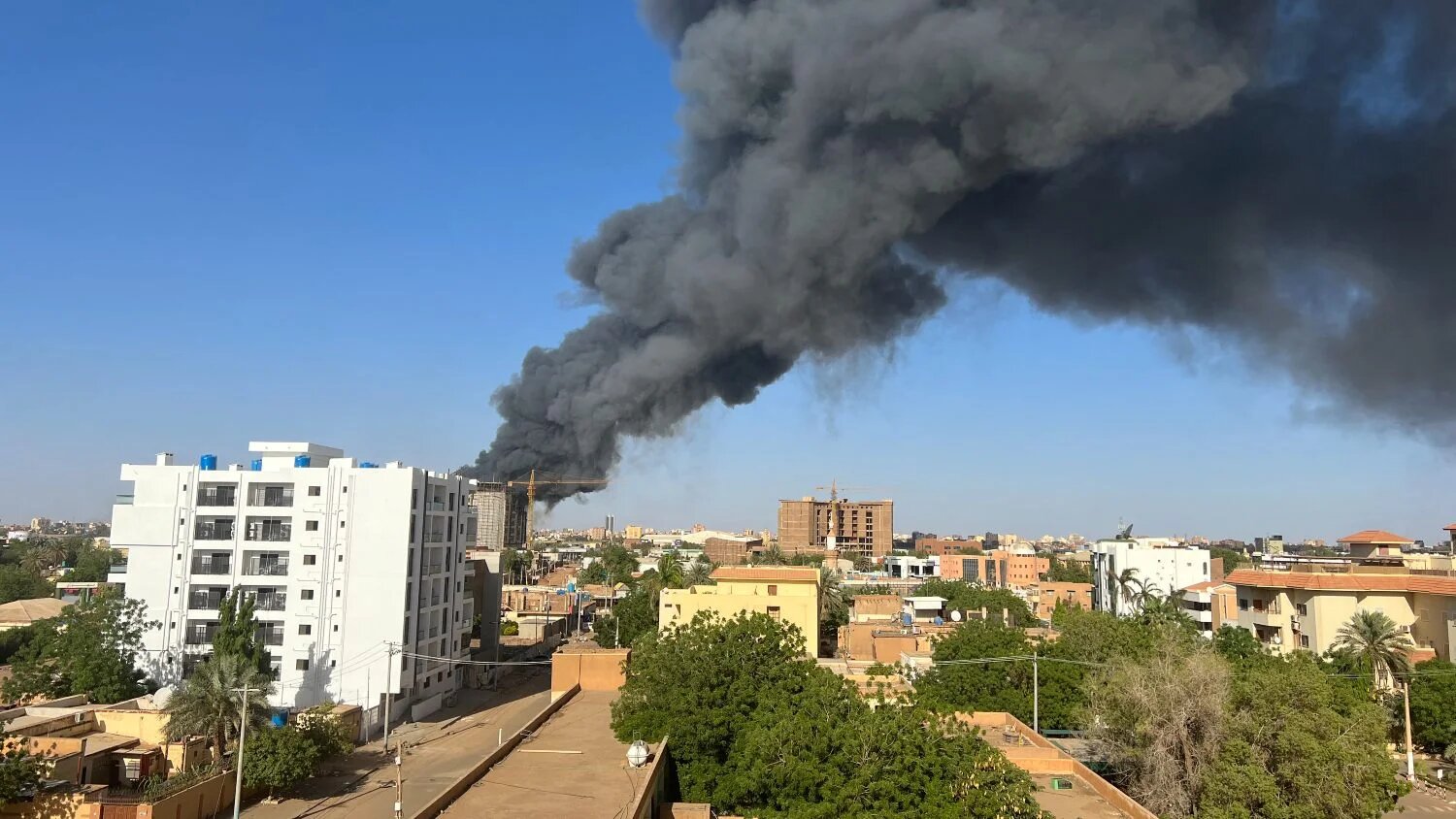 The clashes in Sudan have so far killed at least 330 people and wounded more than 3,200 since fighting began on Saturday.