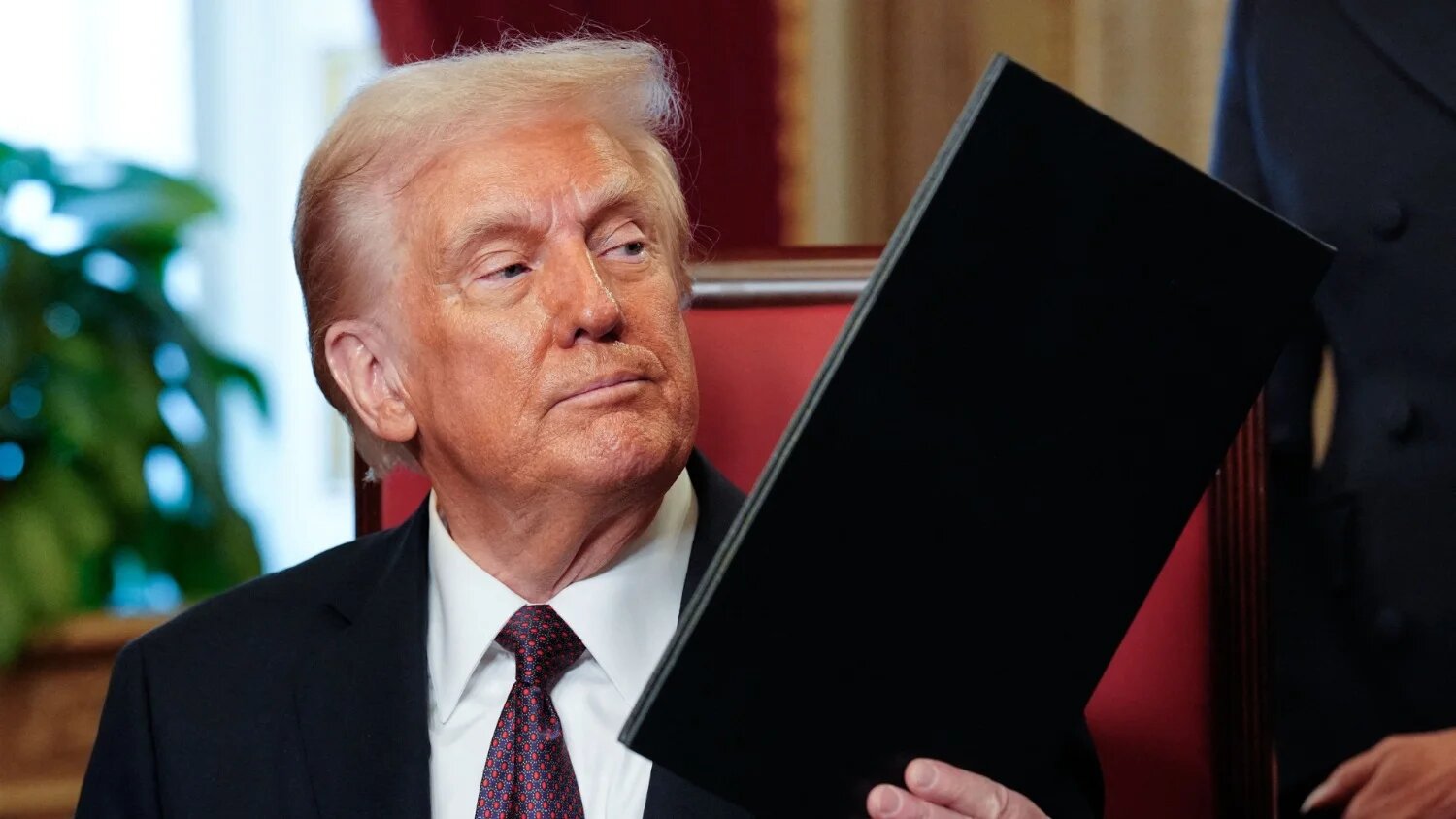 US President Donald Trump takes part in a signing ceremony after his inauguration on 20 January 2025 at the US Capitol in Washington DC.