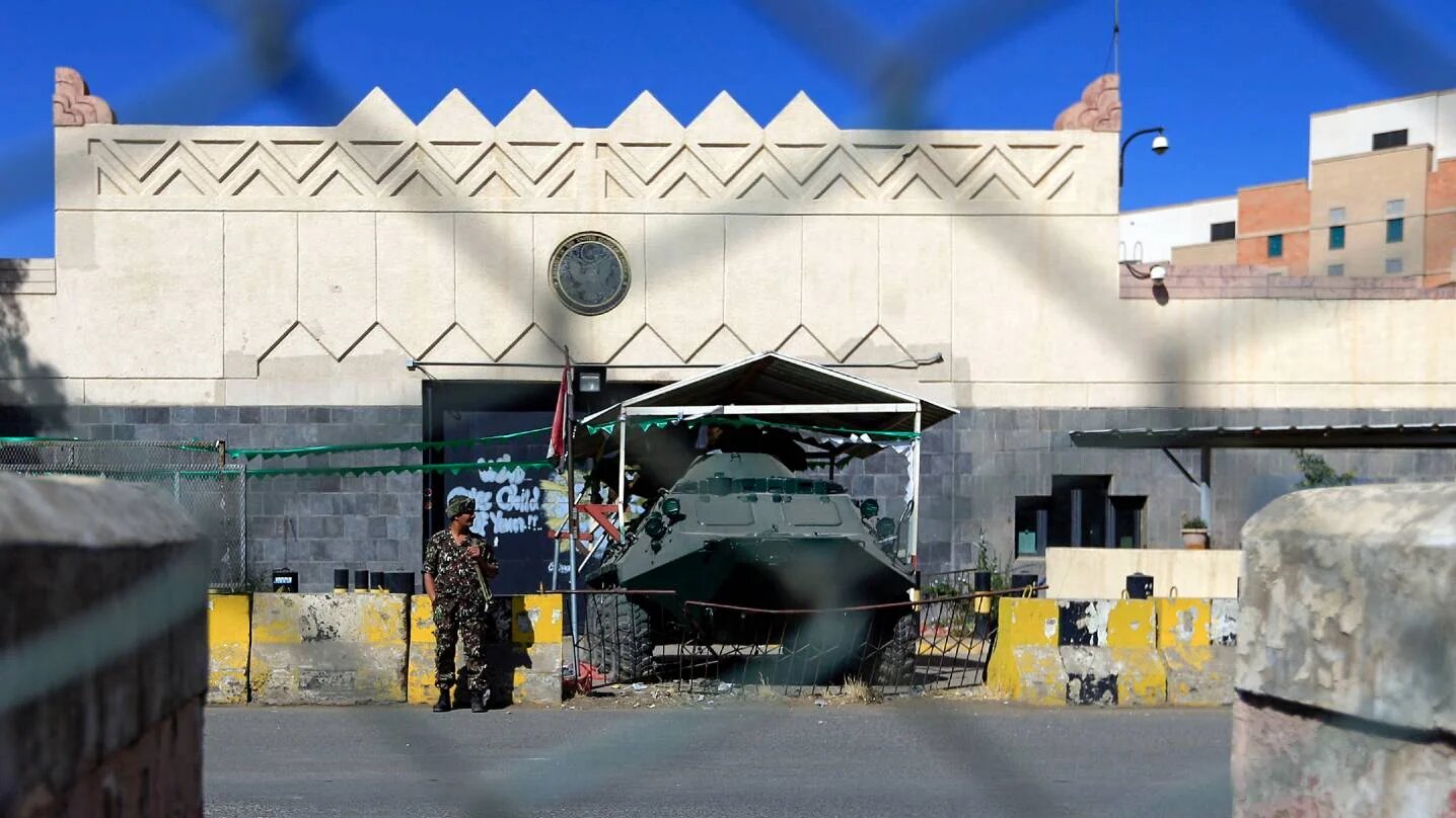 The US Embassy in Sanaa was closed in 2015, but some local staff continue to work from home or as security guards for the premises.