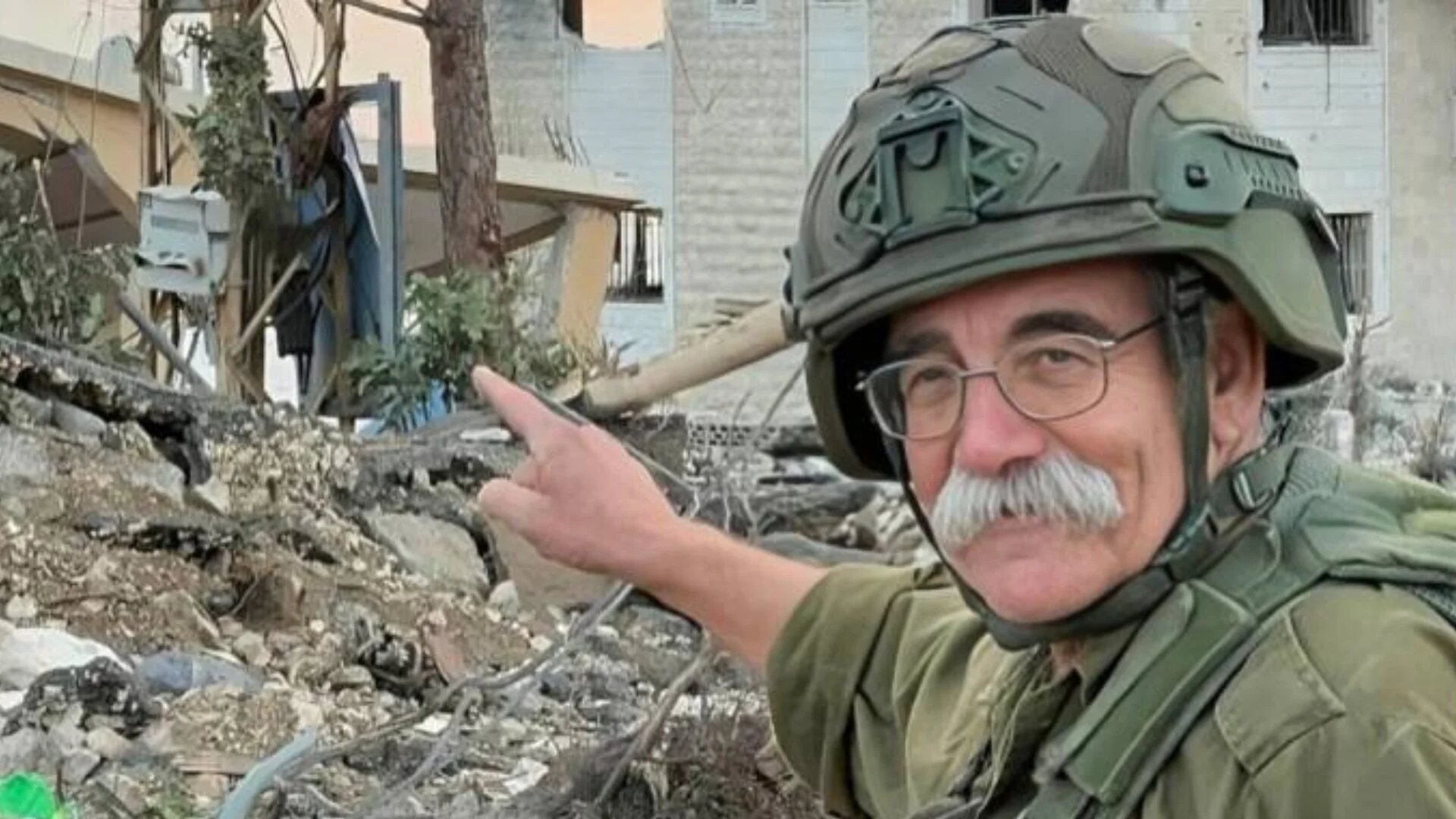 Zeev Erlich, 71, was killed alongside an Israeli soldier in southern Lebanon on 20 November 2024 (Screengrab) 