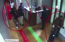 CCTV footage shows the Saudi team suspected of killing Jamal Khashoggi at an Istanbul airport in October 2018 (AFP)