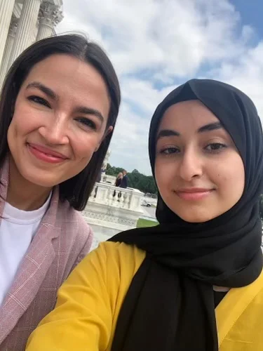 AOC and Sally Almaklani