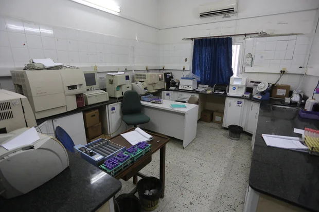 Many government offices were empty on Thursday (MEE / Mohammed Assad) 