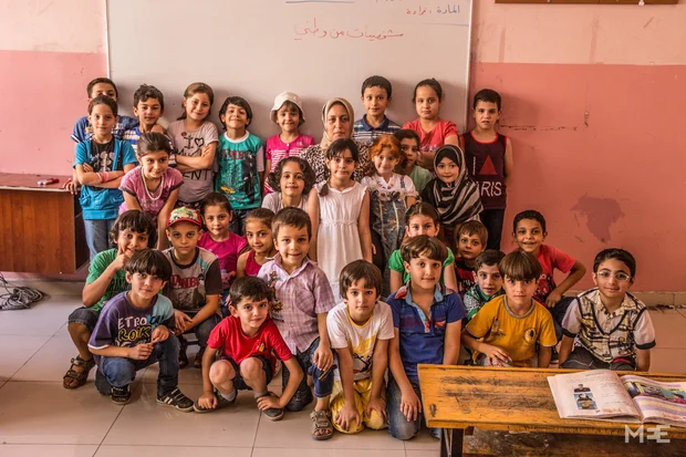 Viane in her new class (MEE/Willemjan Vandenplas)