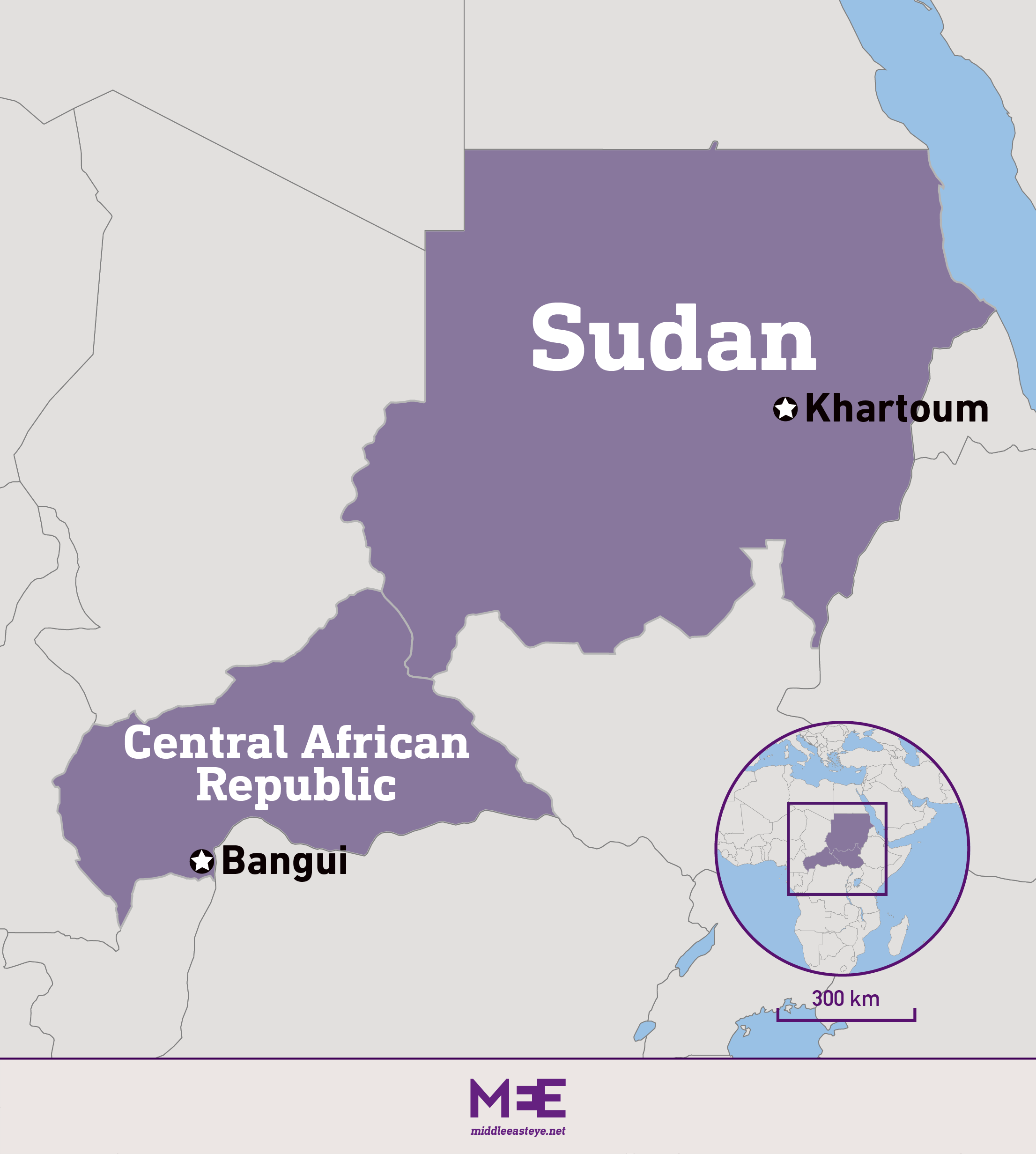 sudan car map