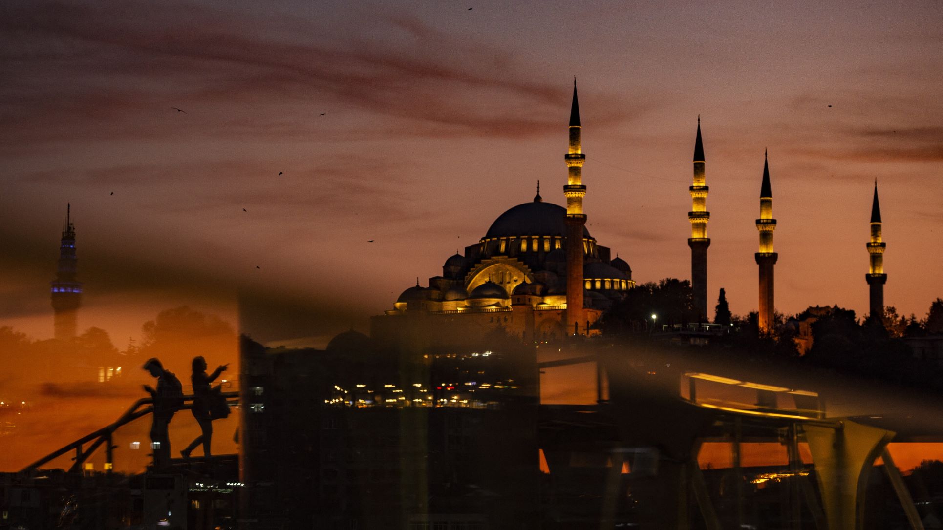 La mosquée Süleymaniye vue depuis le pont Haliç d’Istanbul (AFP/Yasin Akgul)