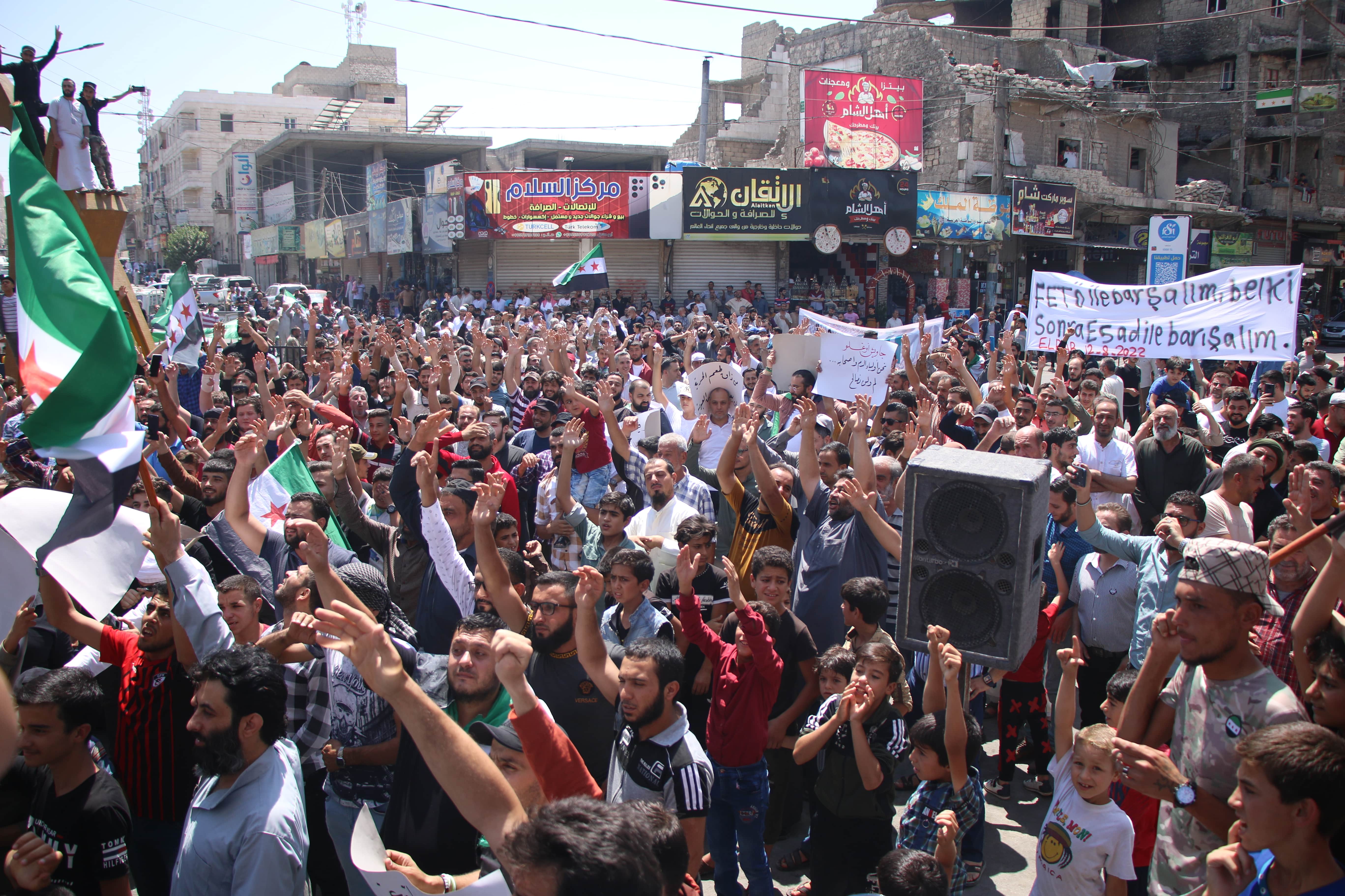 syria-protest-against-turkey-aug-2022