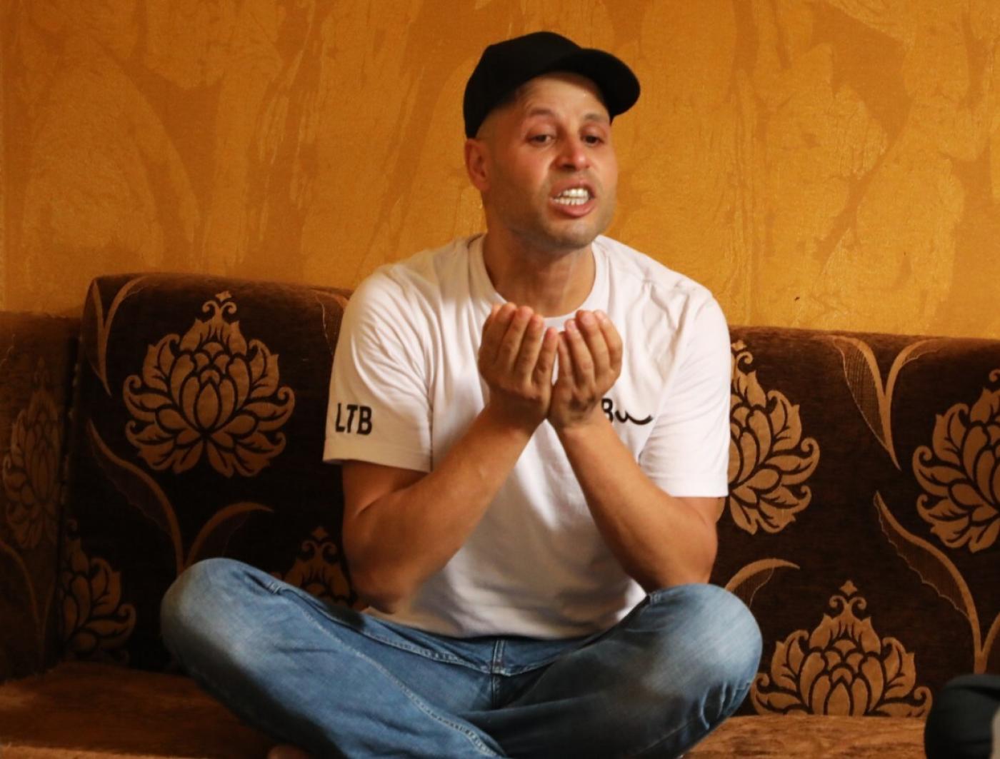 Ahmed Abdul Moler Saed Abdul Hafid a perdu cinq frères et un ami proche à cause des al-Kani alliés à l’ANL (MEE/Daniel Hilton)