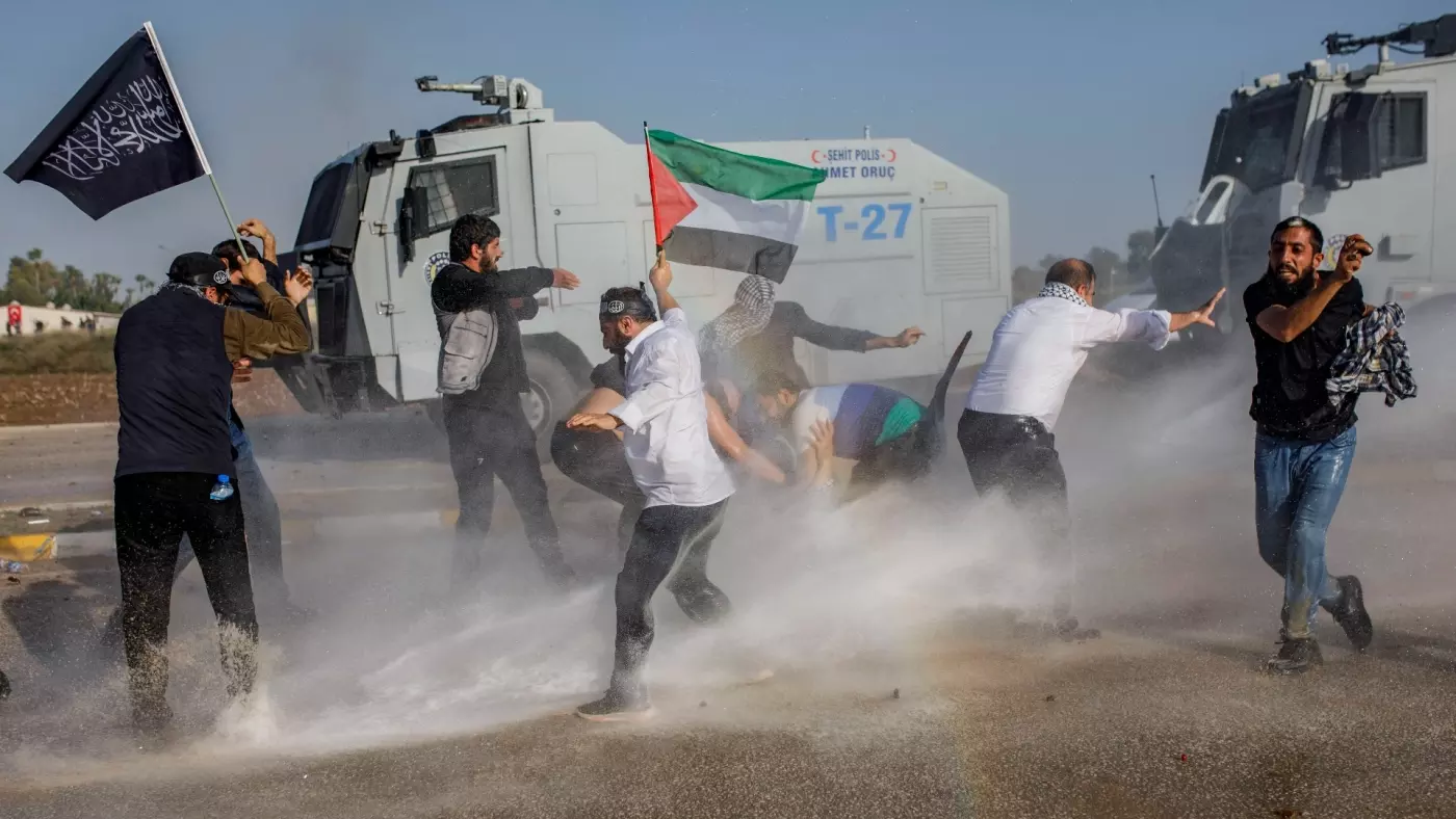 turkey protests adana pro palestine
