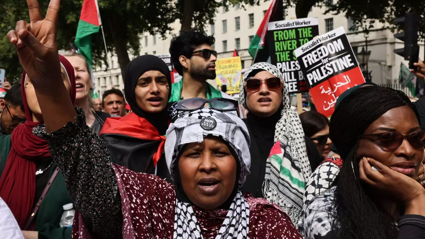 pro palestine march london