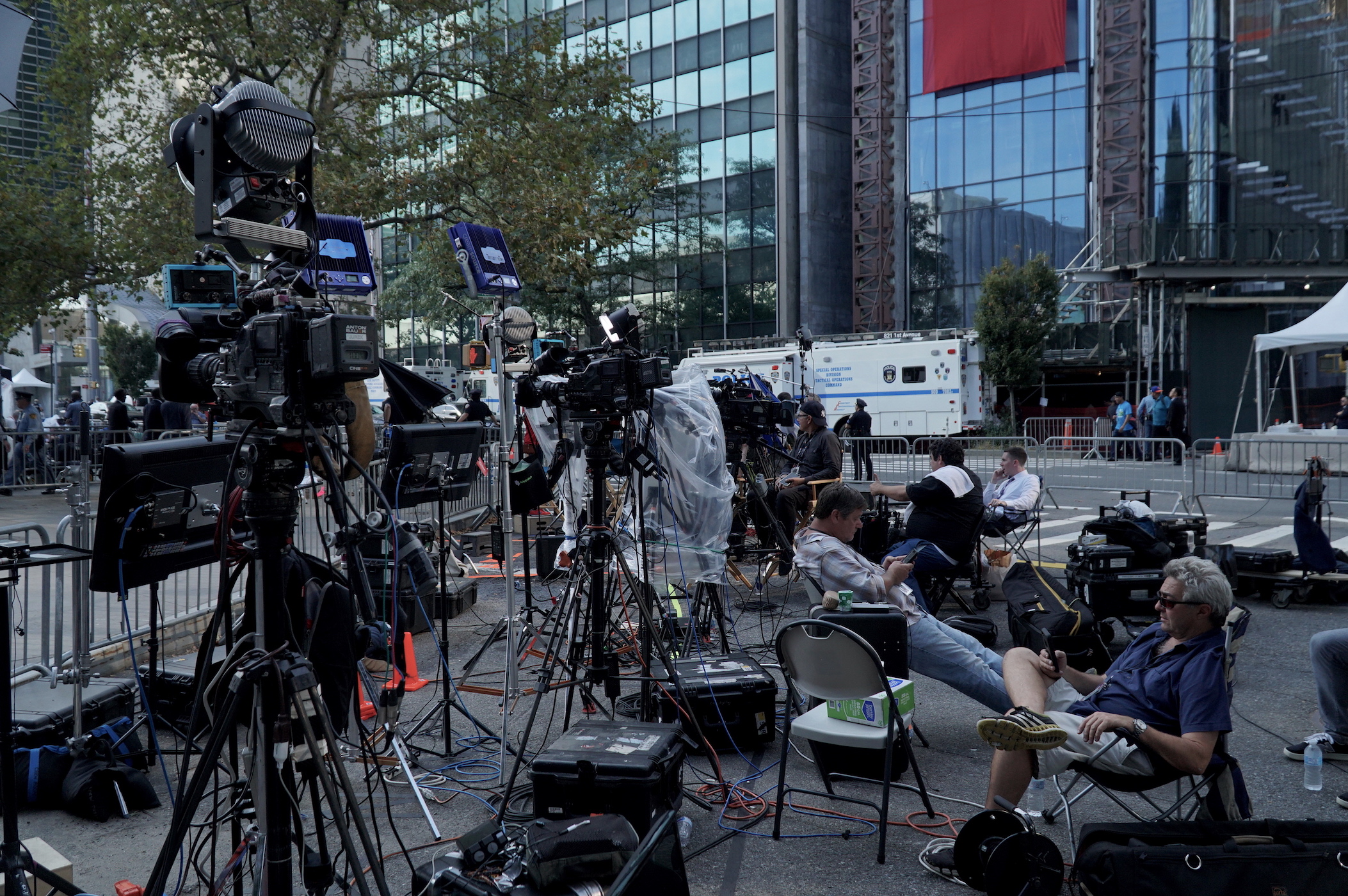Thousands of journalists descend on to NYC to cover the UN General Assembly [MEE/Azad Essa]