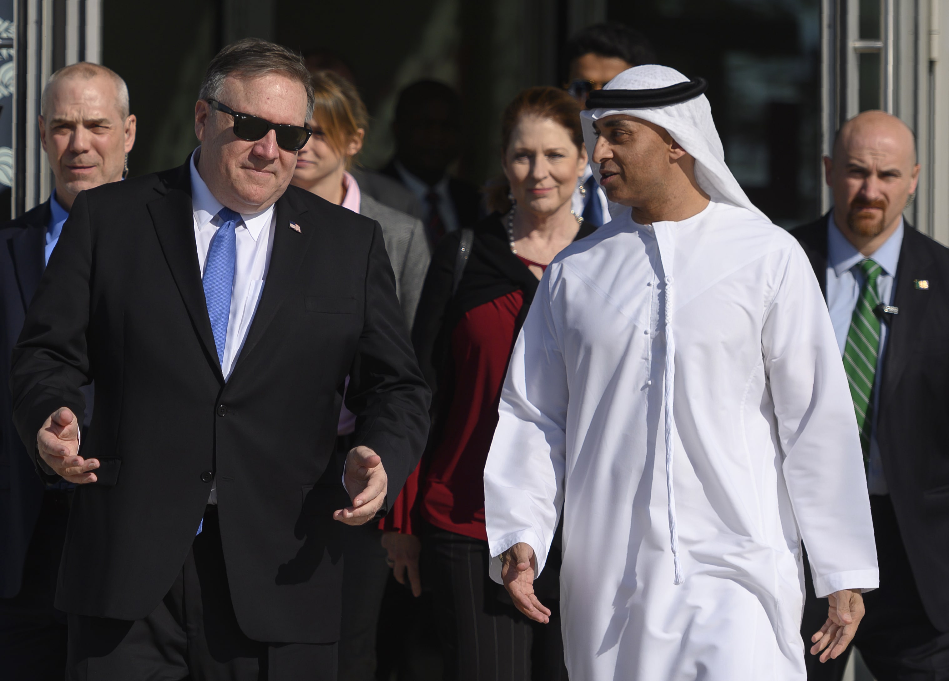 yousef al otaiba with mike pompeo